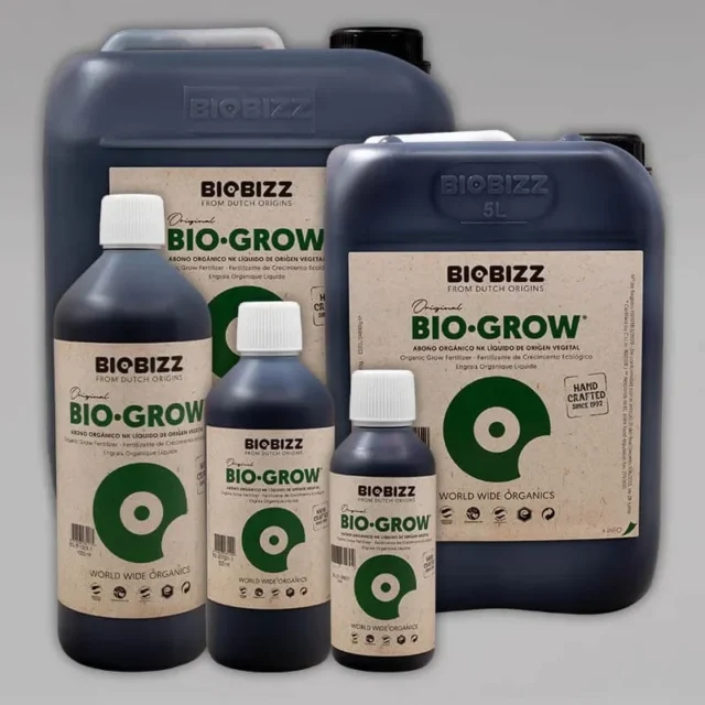 BioBizz Bio-Grow organischer Wachstumsdünger in verschiedenen Flaschengrößen