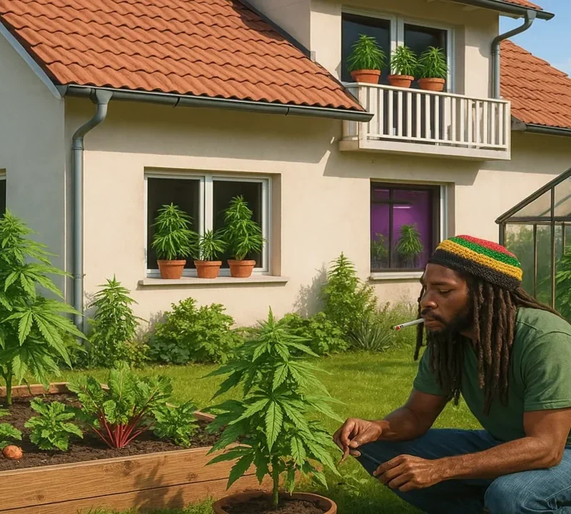 Cannabisanbau im Garten und Gewächshaus
