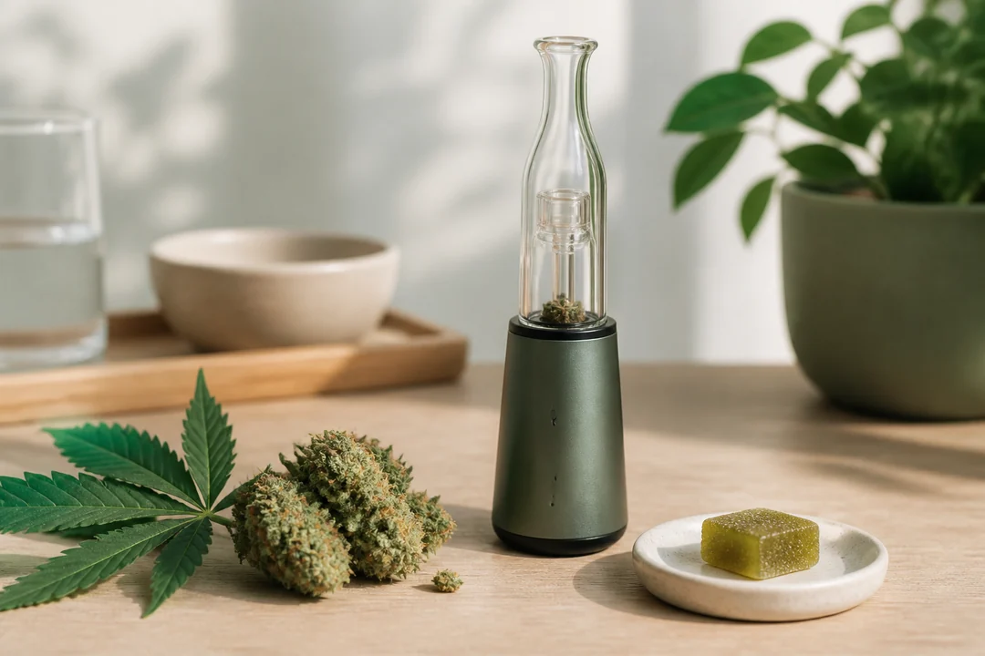 Cannabis-Konsummethoden mit Vaporizer und Blüten