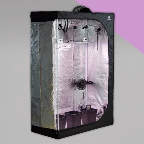 Growbox-Komplettset mit Zelt, Beleuchtung und Belüftung von Grow-Shop24