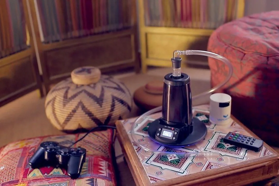 Vaporizer bei einer Chill-Out-Session